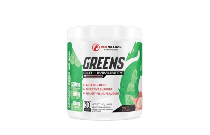 Greens Guts Immunity By Red Dragon Nutritionals